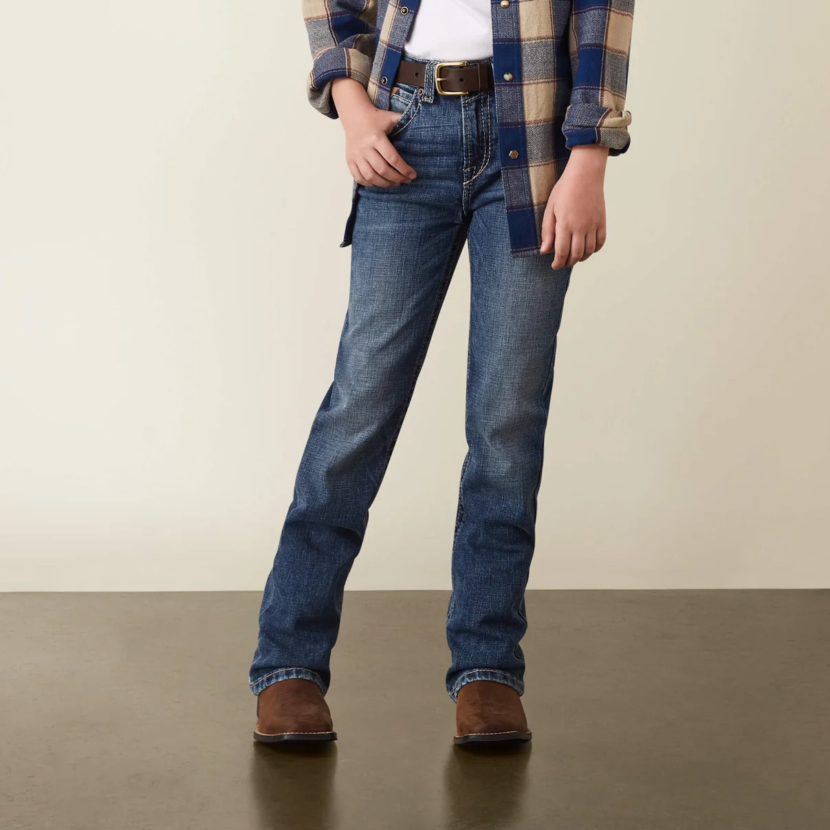 Ariat Boy’s Jeans Graysill Stretch Denim Boot Cut - Image 9