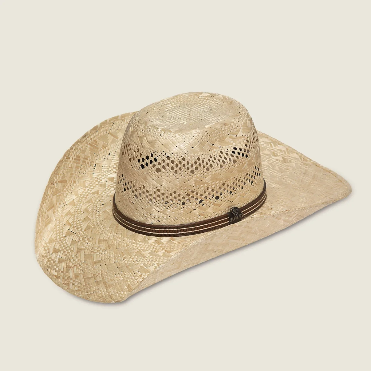 Ariat Cowboy Hat Straw 10X Sisal Punchy Pro Rodeo Brim -CLEARANCE - Image 8