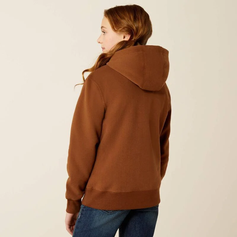 Ariat Girl's Ranch Collections Hoodie - Image 2