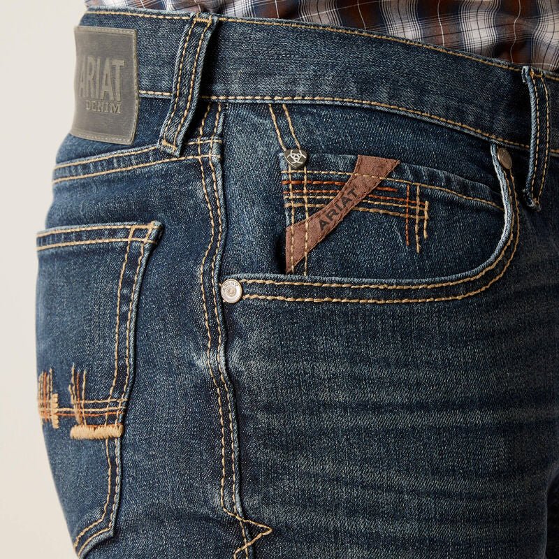 Ariat Men’s Jeans M4 Derek Relaxed Boot Cut - Image 4