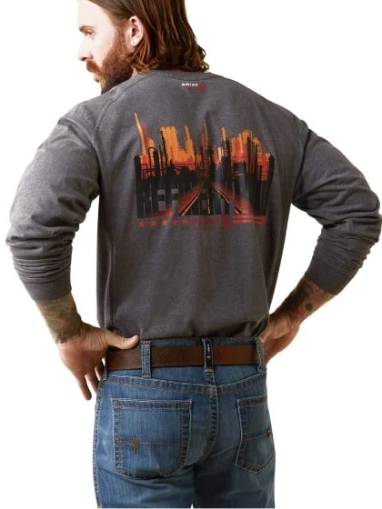 Ariat Men’s Work Shirt Flame Resistant Lightweight Henley - Image 13