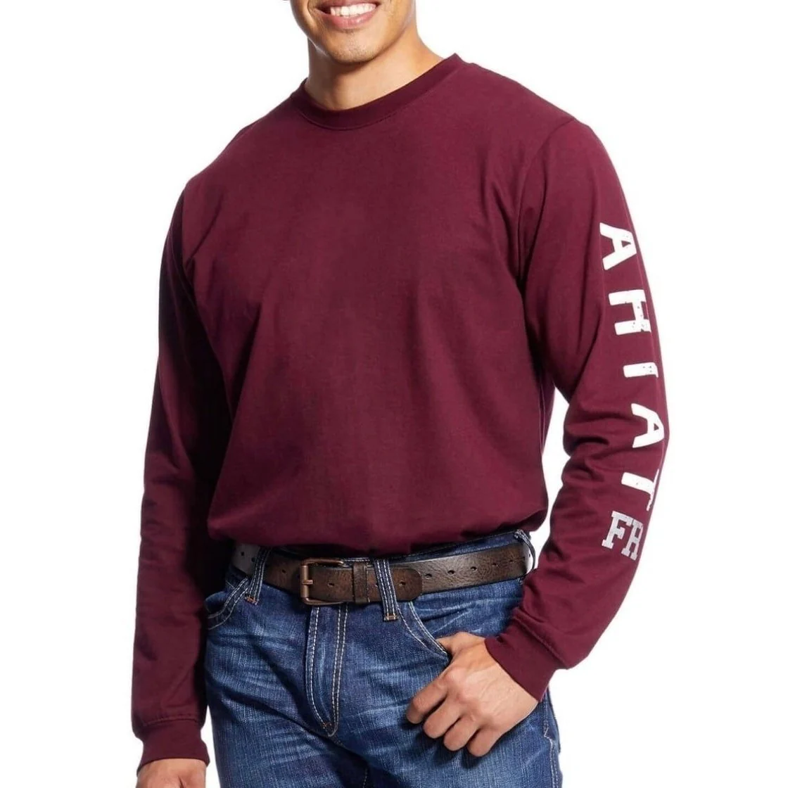 Ariat Men’s Work Shirt Flame Resistant Roughneck Skull Logo