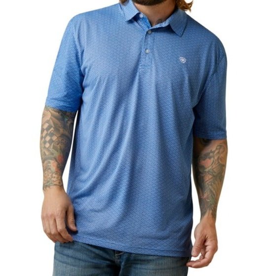Ariat Men’s Shirt Casual Short Sleeve Polo Top / Golf Shirt