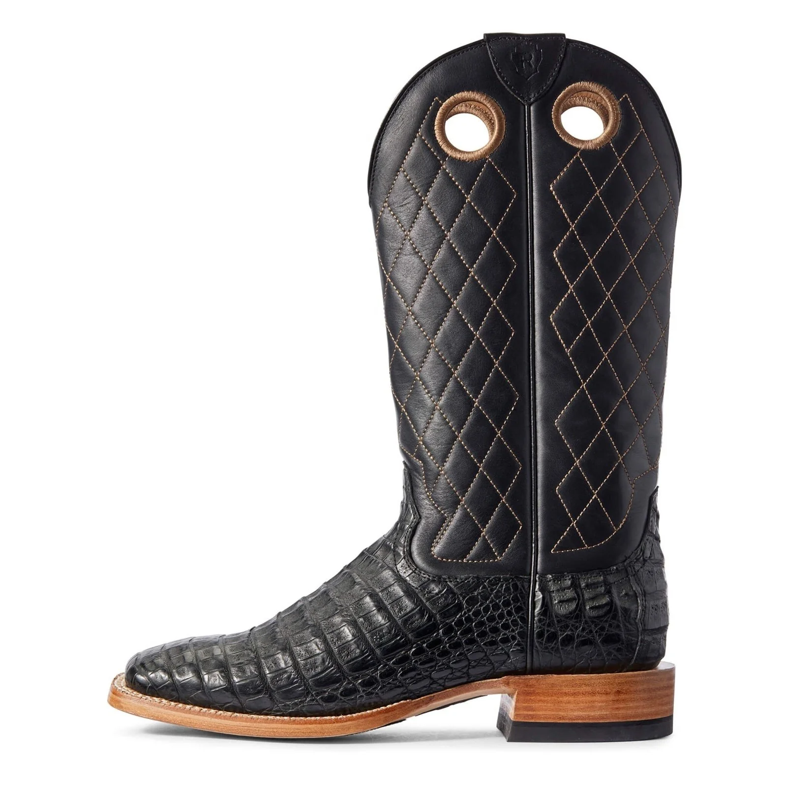Ariat Men’s Cowboy Boots Exotic Caiman Relentless Winners Circle - Image 2