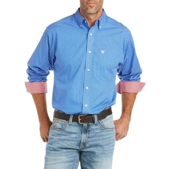 Ariat Men’s Shirt Casual Long Sleeve Wrinkle Free Button Down