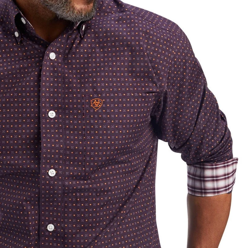 Ariat Men’s Shirt Slim Fit Dylen Wrinkle Free - Image 3