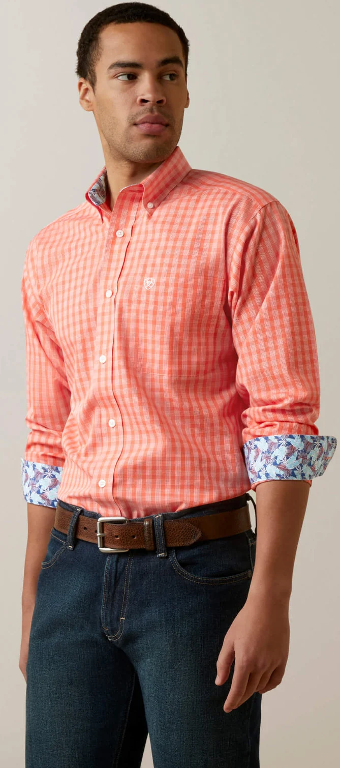 Ariat Men’s Wrinkle Free Winston Shirt -Clearance