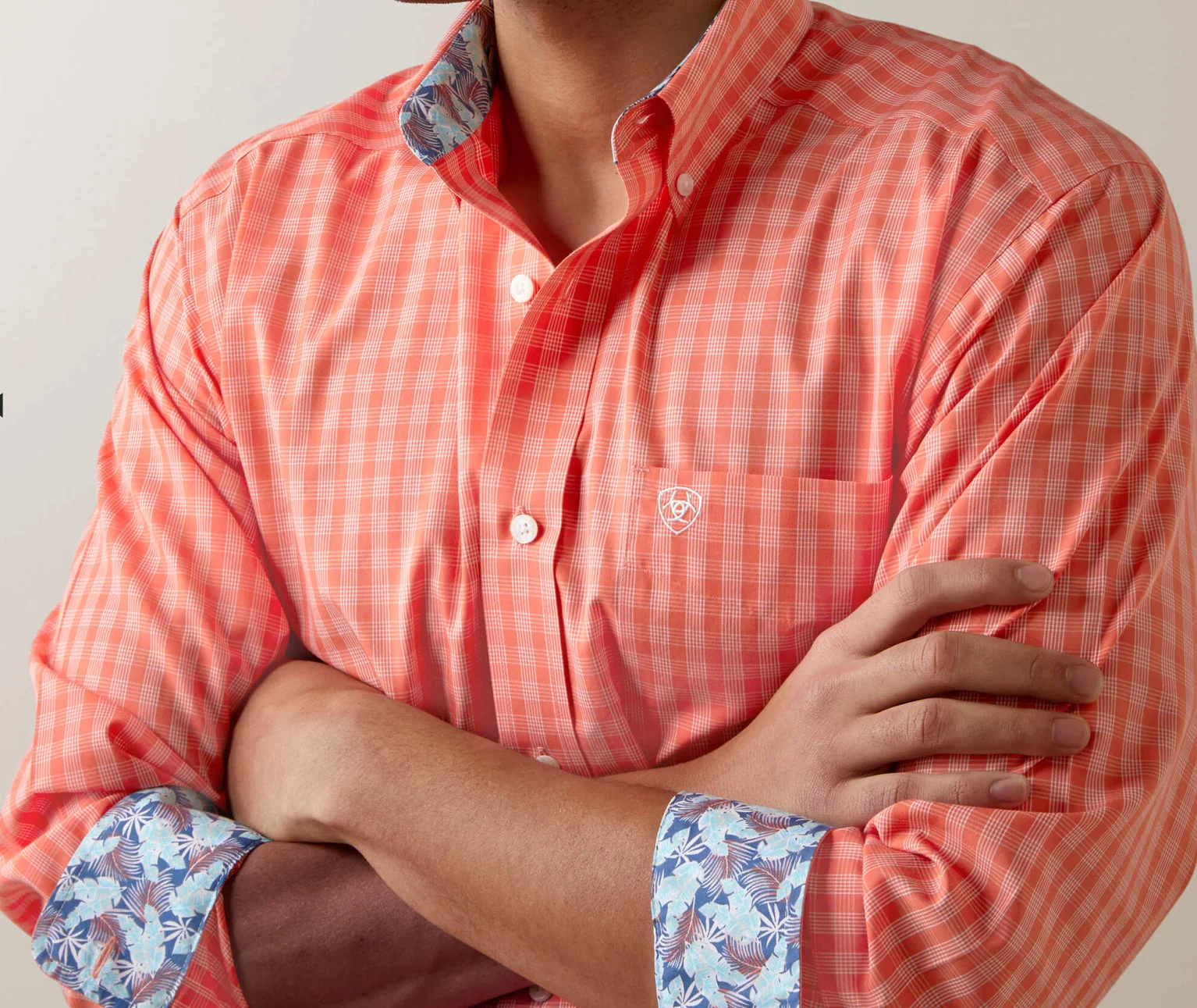 Ariat Men’s Wrinkle Free Winston Shirt -Clearance - Image 3