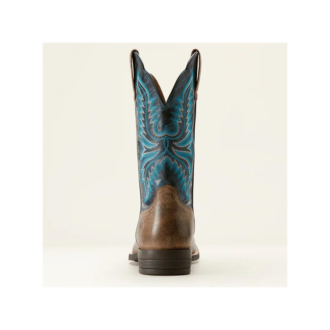 Ariat Men's Brush Creek Wide Square Toe Cowboy Boot - Image 2