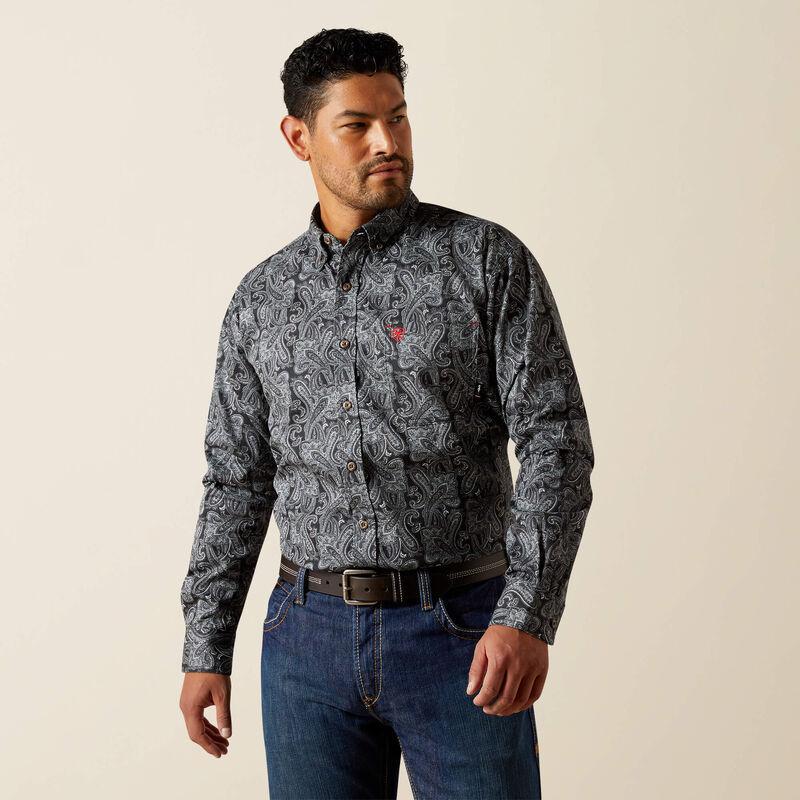 Ariat Men's Flame Resistant Bogart Long Sleeves Work shirt - Image 4