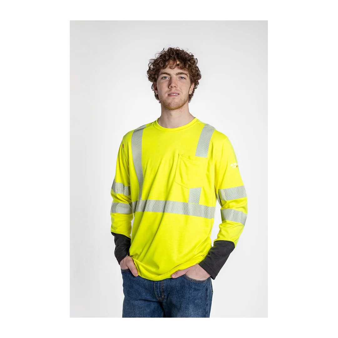 Ariat Men's Flame Resistant Hi-Vis LS T-Shirt Yellow