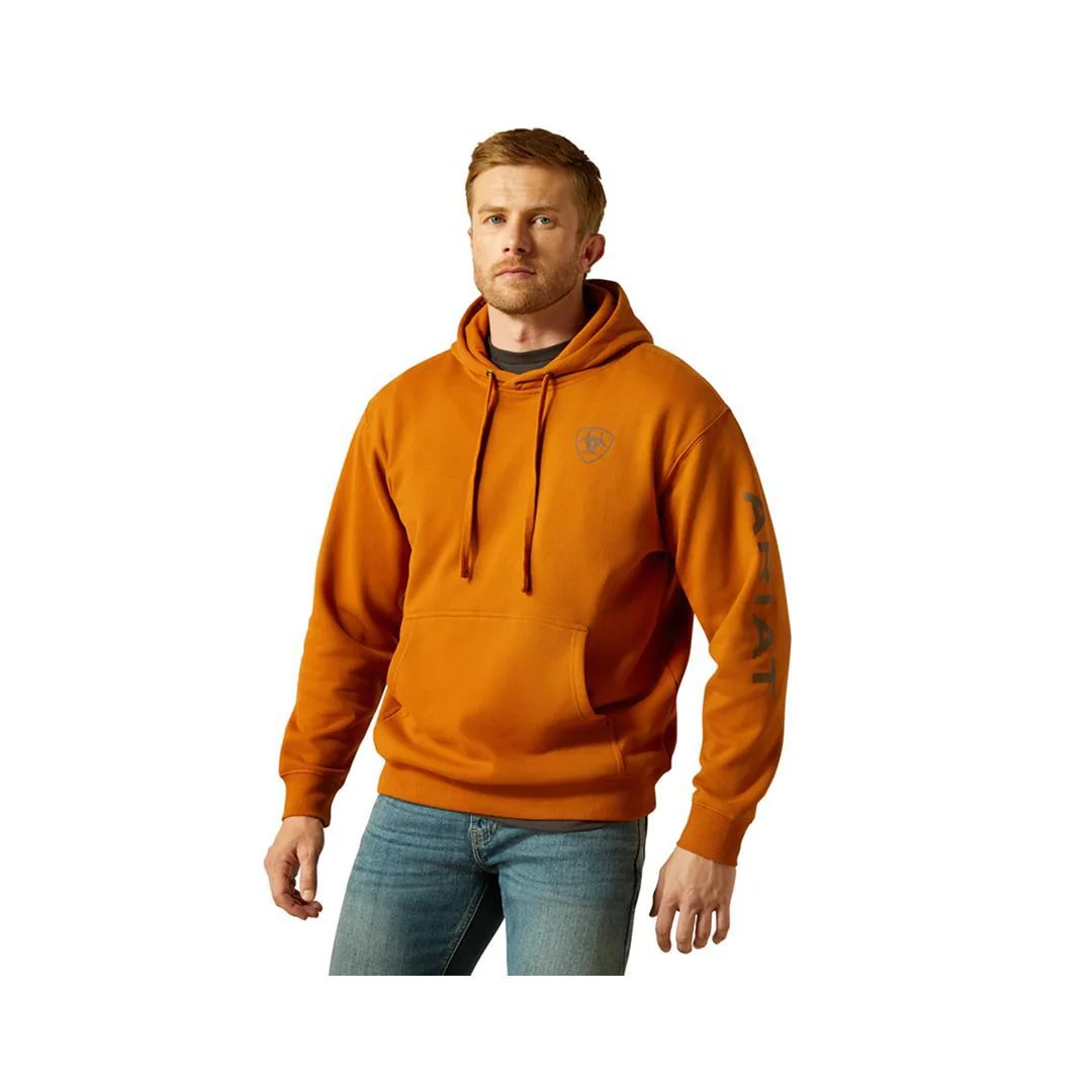 Ariat Men's Logo Hoodie Glazed Ginger