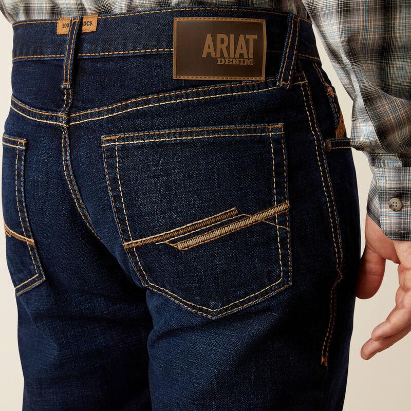 Ariat Men's M4 Relaxed Bootcut Jean in Wildfire - Image 3