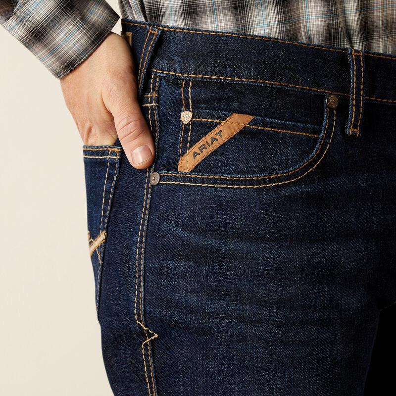 Ariat Men's M4 Relaxed Bootcut Jean in Wildfire - Image 4
