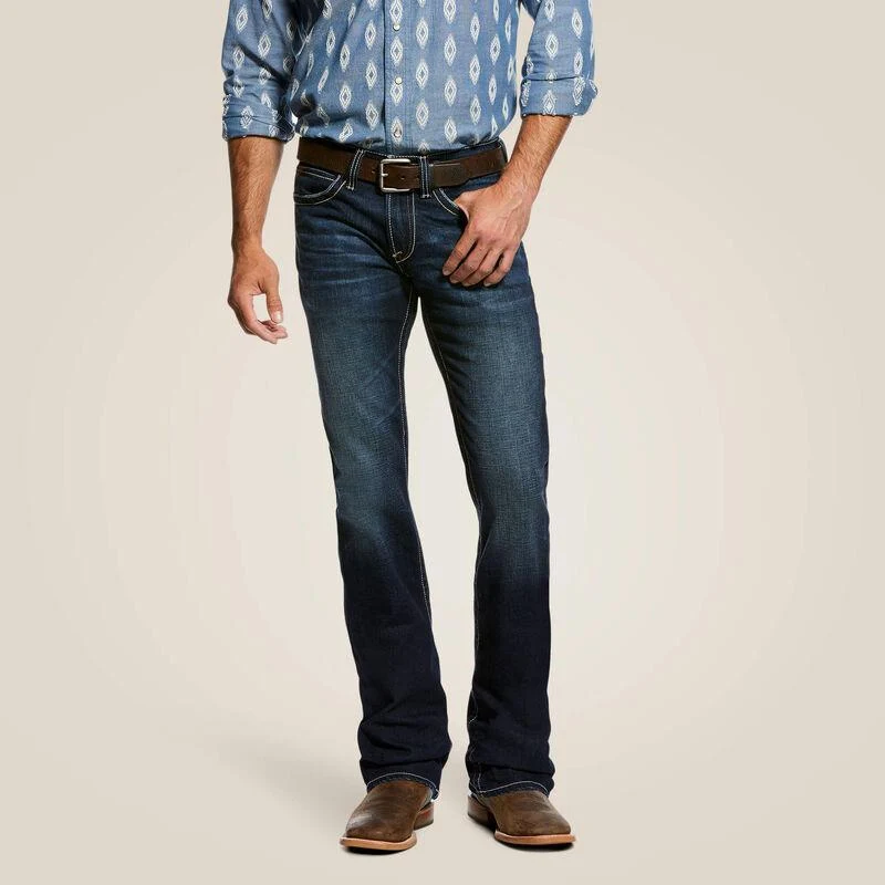 Ariat Men's M7 Rocker Boot Tanner Dodge Straight Leg Jean
