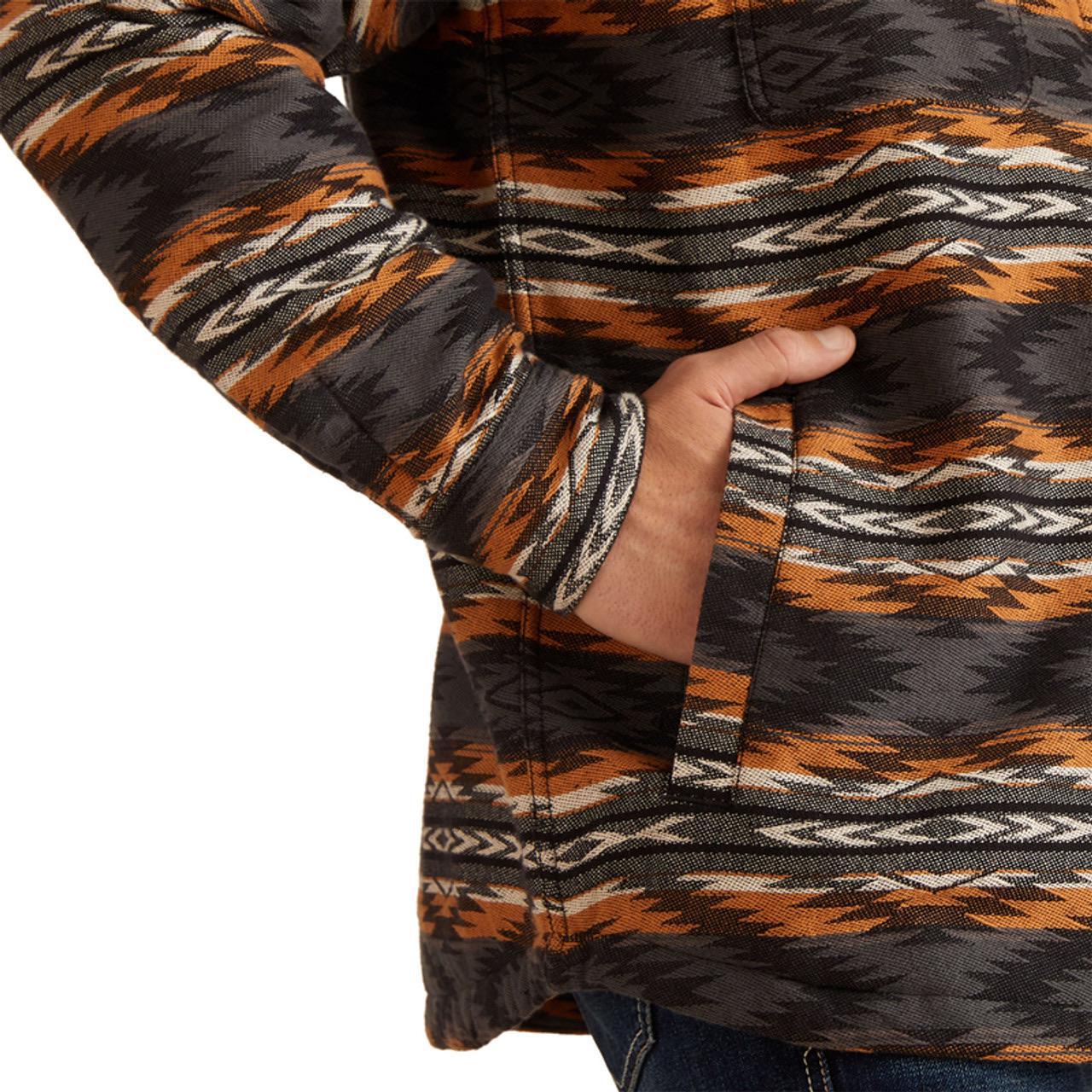 Ariat Men's Shirt Jacket Harcourt Aztec Quilted Lined - CLEARANCE - Image 8