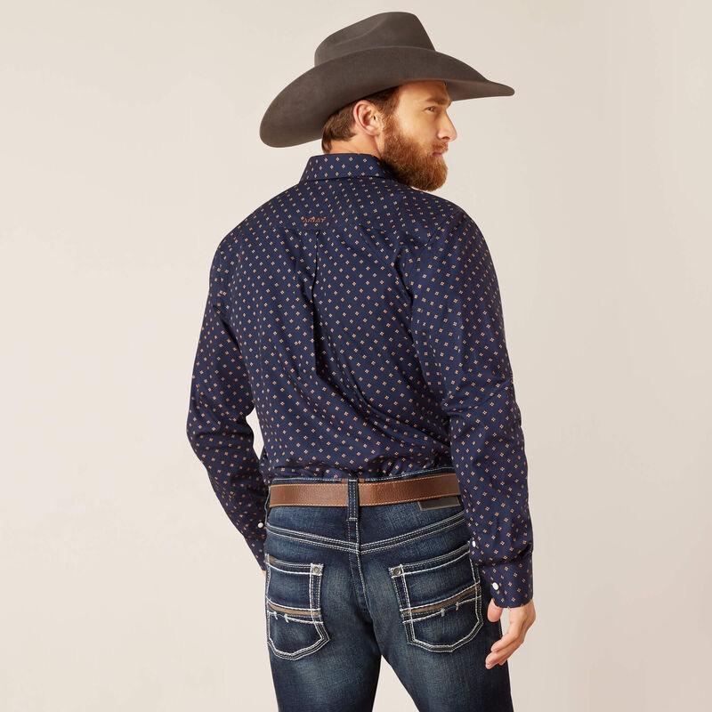 Ariat Men's Shirt Western Fit Wrinkle Free Kaiser Classic Fit - Image 5