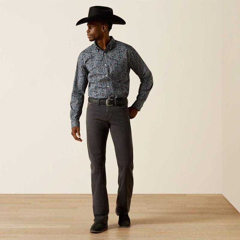 Ariat Men's Wrinkle Free Dex Fitted Shirt