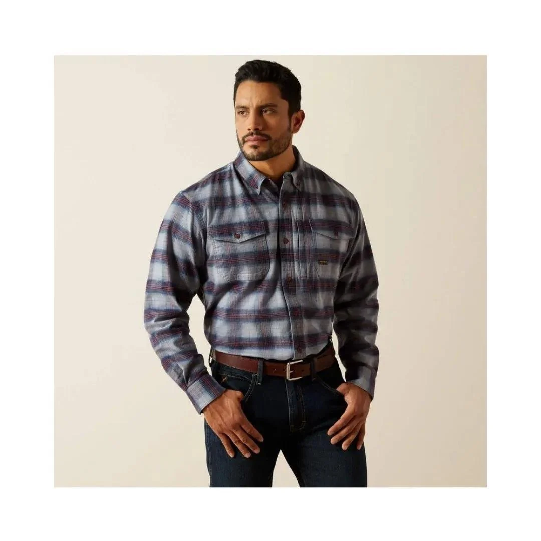 Ariat Men's Rebar Flannel DuraStretch Work Shirt - Image 8