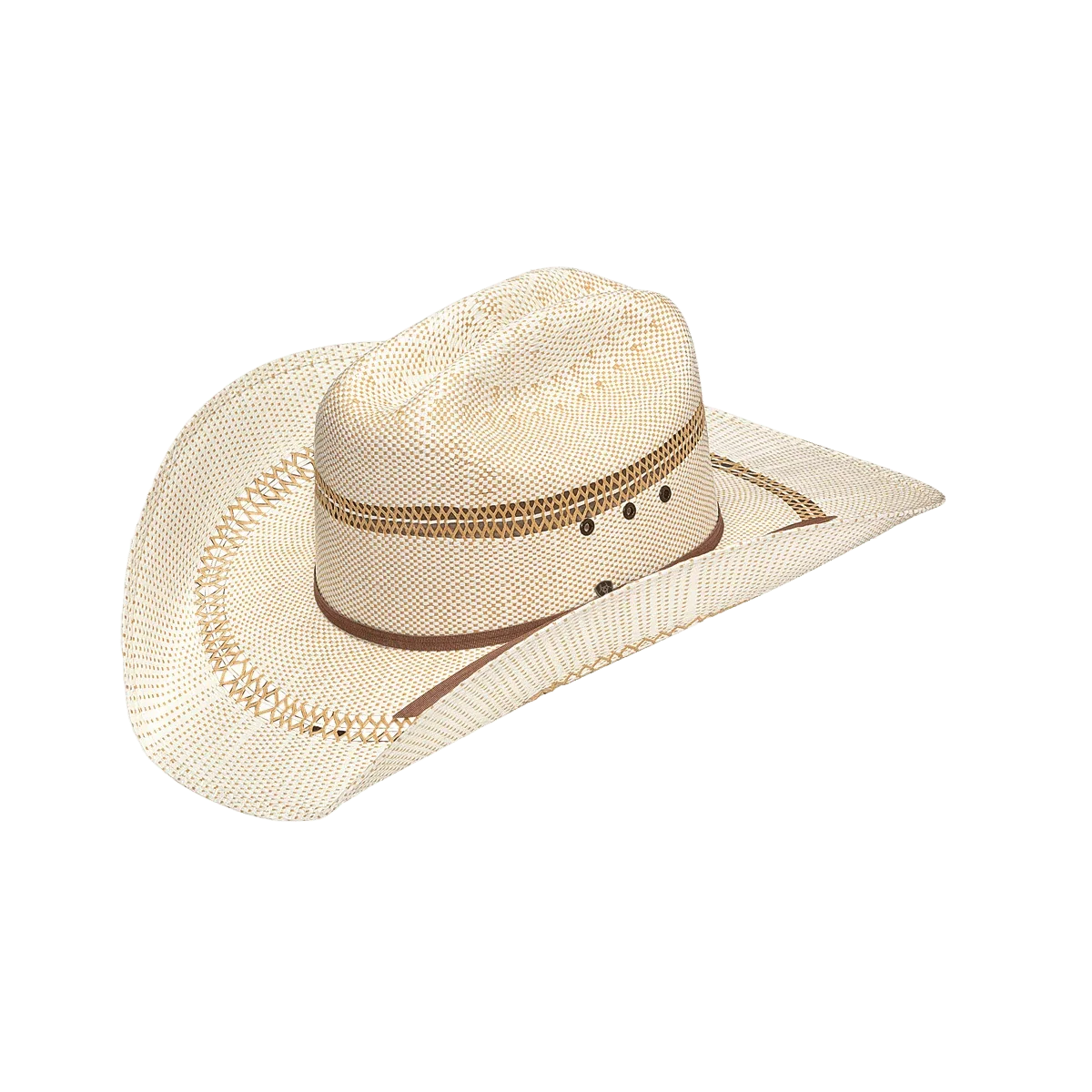 Ariat Unisex Bangora 2-Cord Tan Straw Cowboy Hat