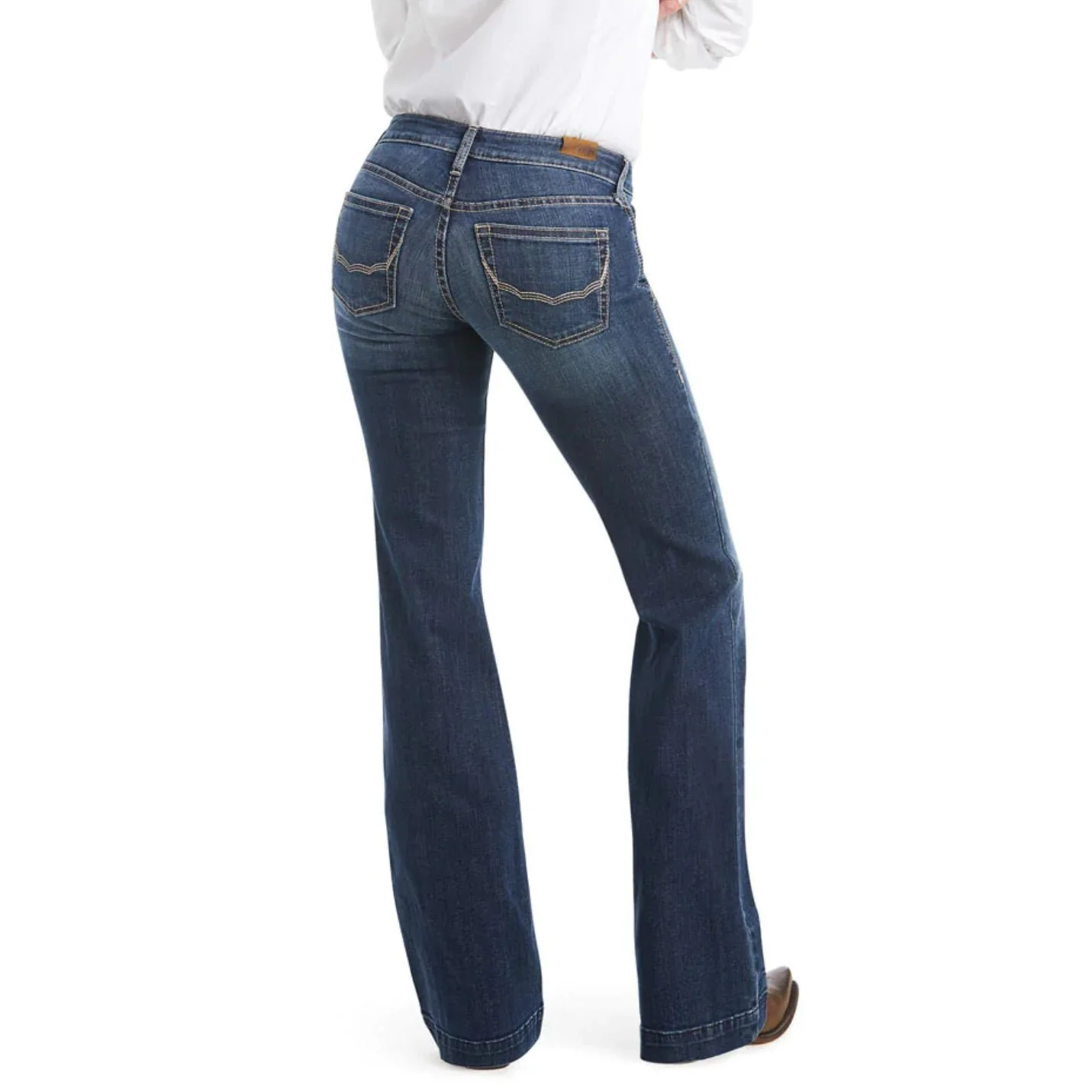 Ariat Women’s Evie Mid Rise Wide Leg Trouser Jean - Clearance