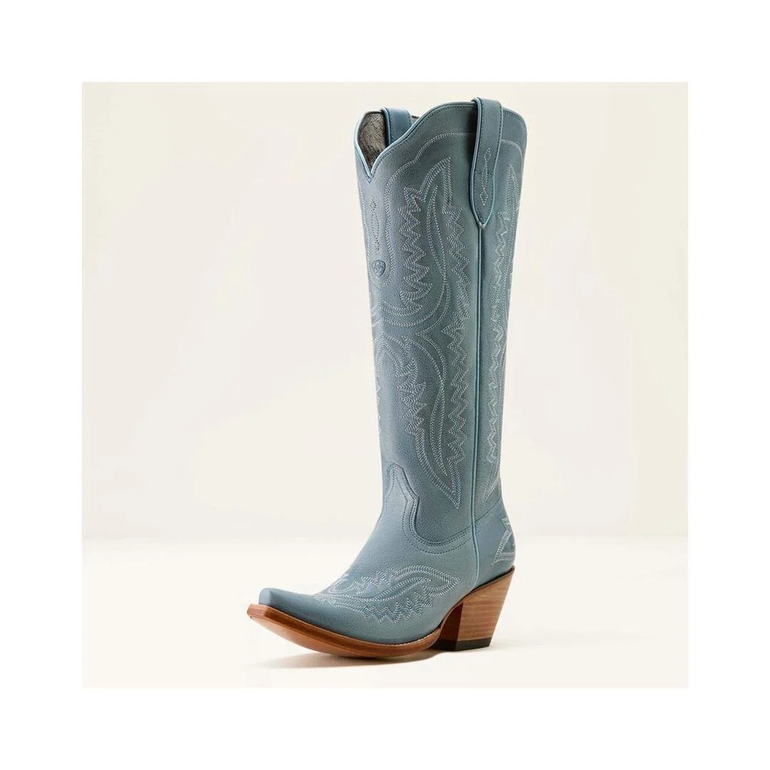 Ariat Women’s Casanova Cowgirl Boots Tall Snip Toe Vintage Denim