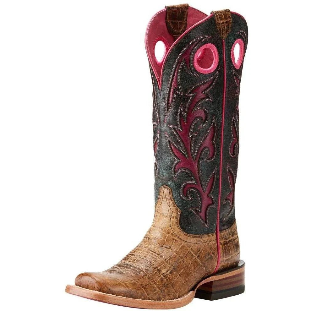 Ariat Women’s Cowgirl Boots Chute Out 12" Square Toe - Image 2
