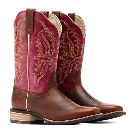 Ariat Women’s Cowgirl Boot Olena Wide Square Toe -Clearance - Image 2