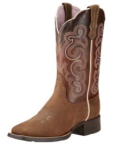 Ariat Women’s Cowgirl Boots Quickdraw 11" Wide Square Toe