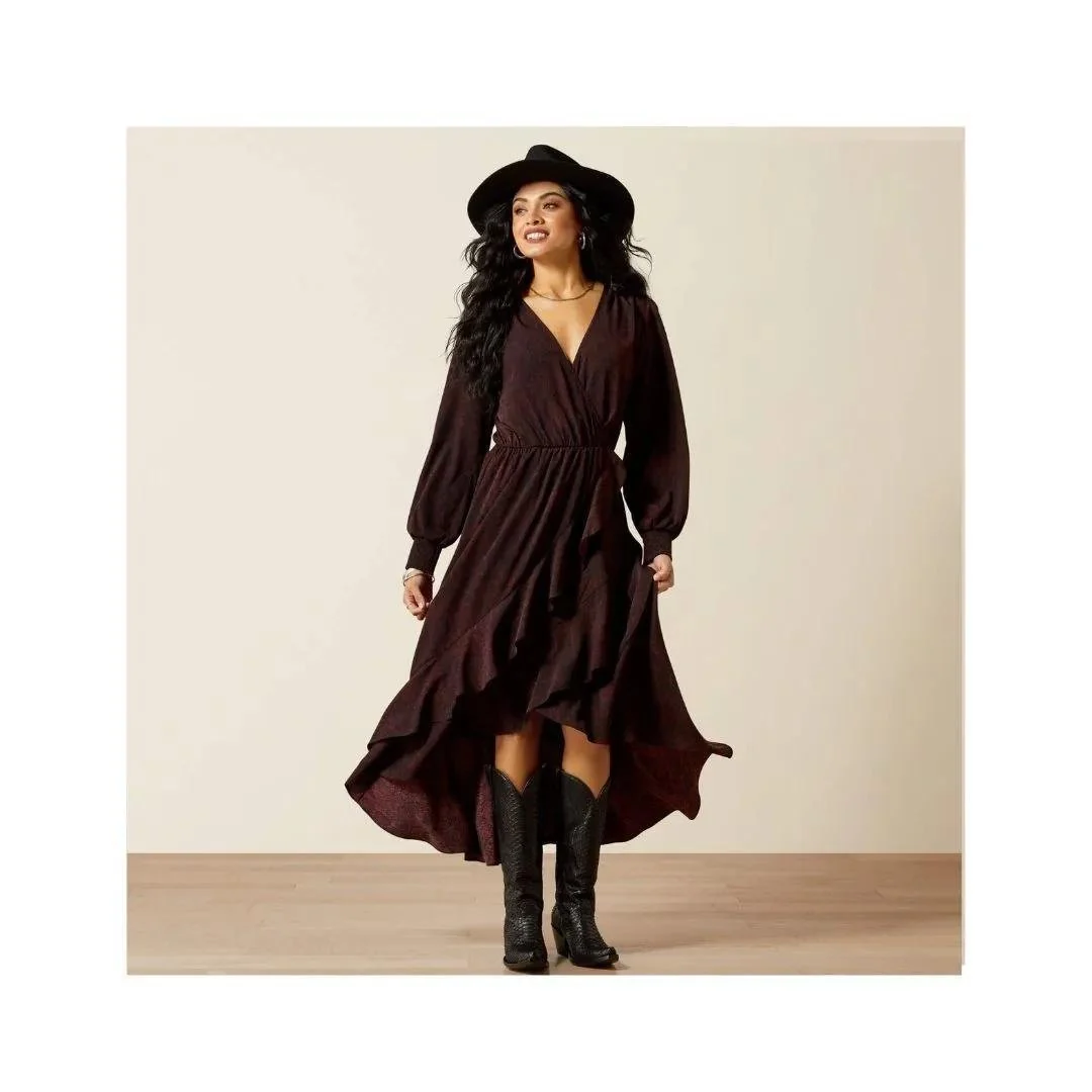 Ariat Women's Arizona Long Sleeve High-Low Dress - Image 10