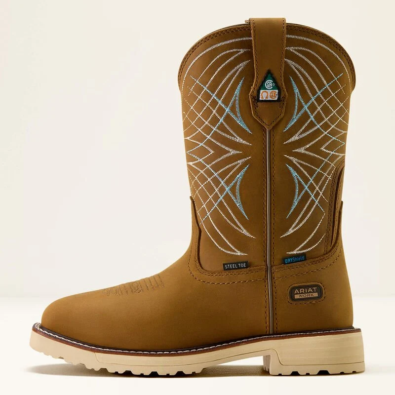 Ariat Women's CSA Activator Waterproof Wide Square Toe Work Boot - Image 2