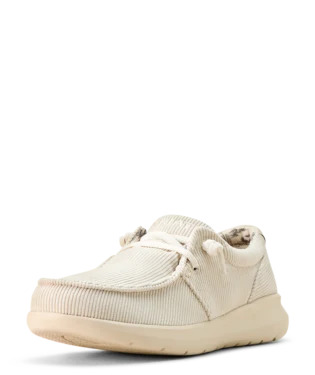 Ariat Women's Hilo Shoe Cream Corduroy