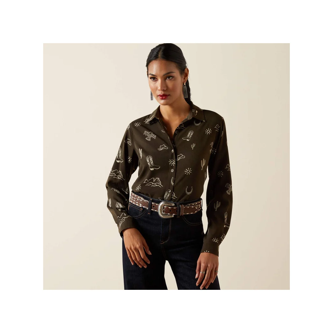 Ariat Women's Homestyle Button Up Shirt - Image 6