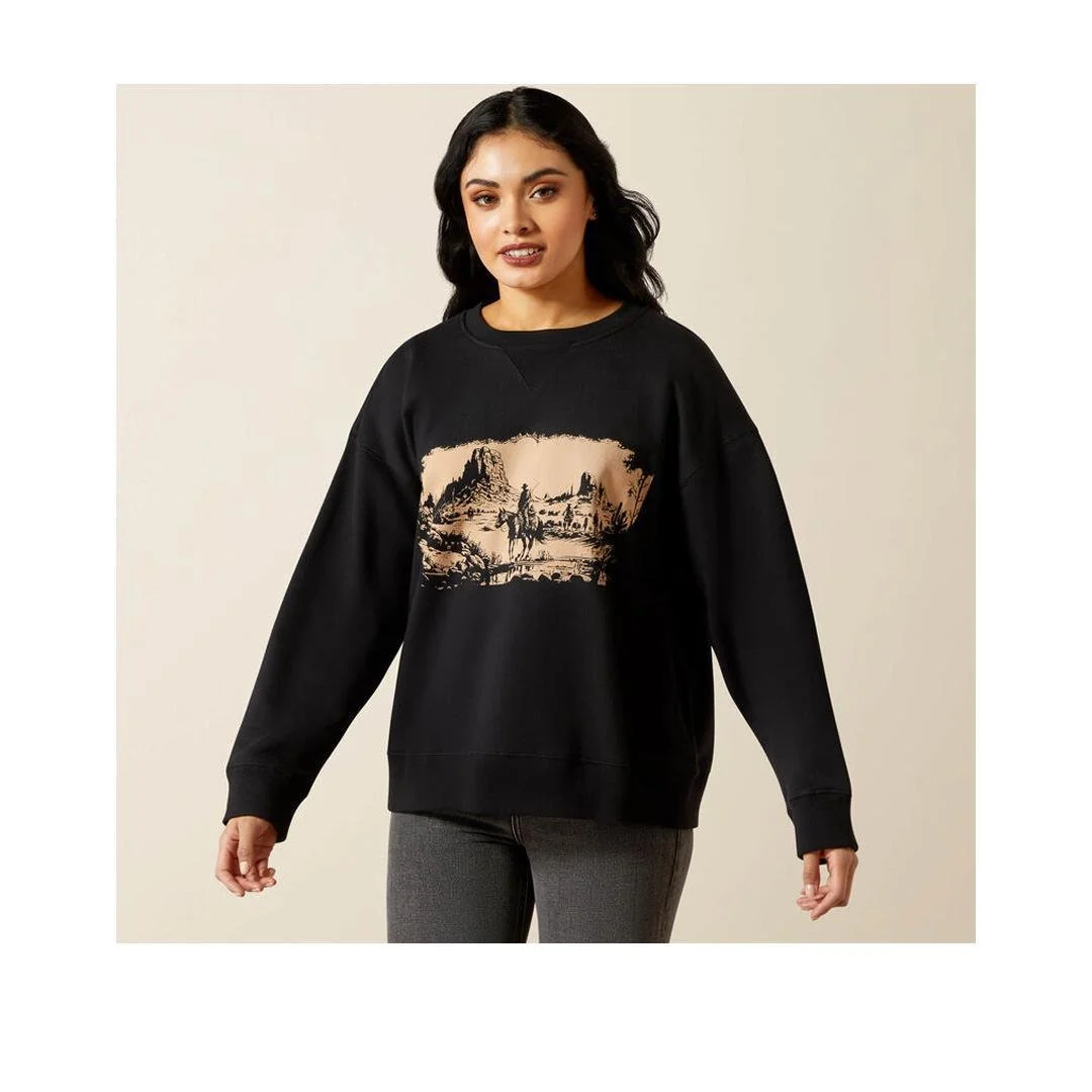 Ariat Women's Outlaw Oversized Sweatshirt - Image 2