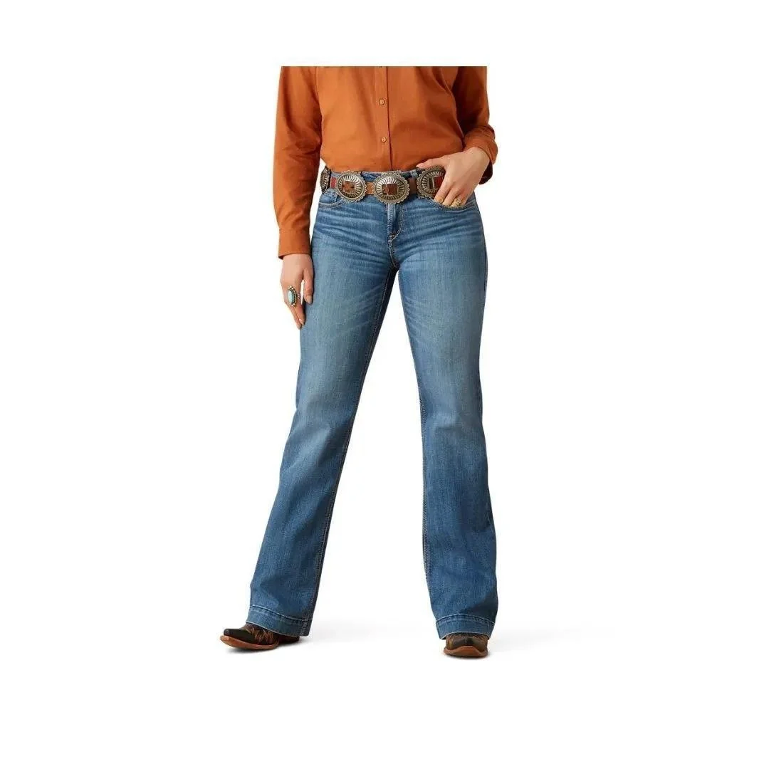 Ariat Women's Perfect Rise Isabelle Wide Trouser Jeans - Albuquerque - Image 11