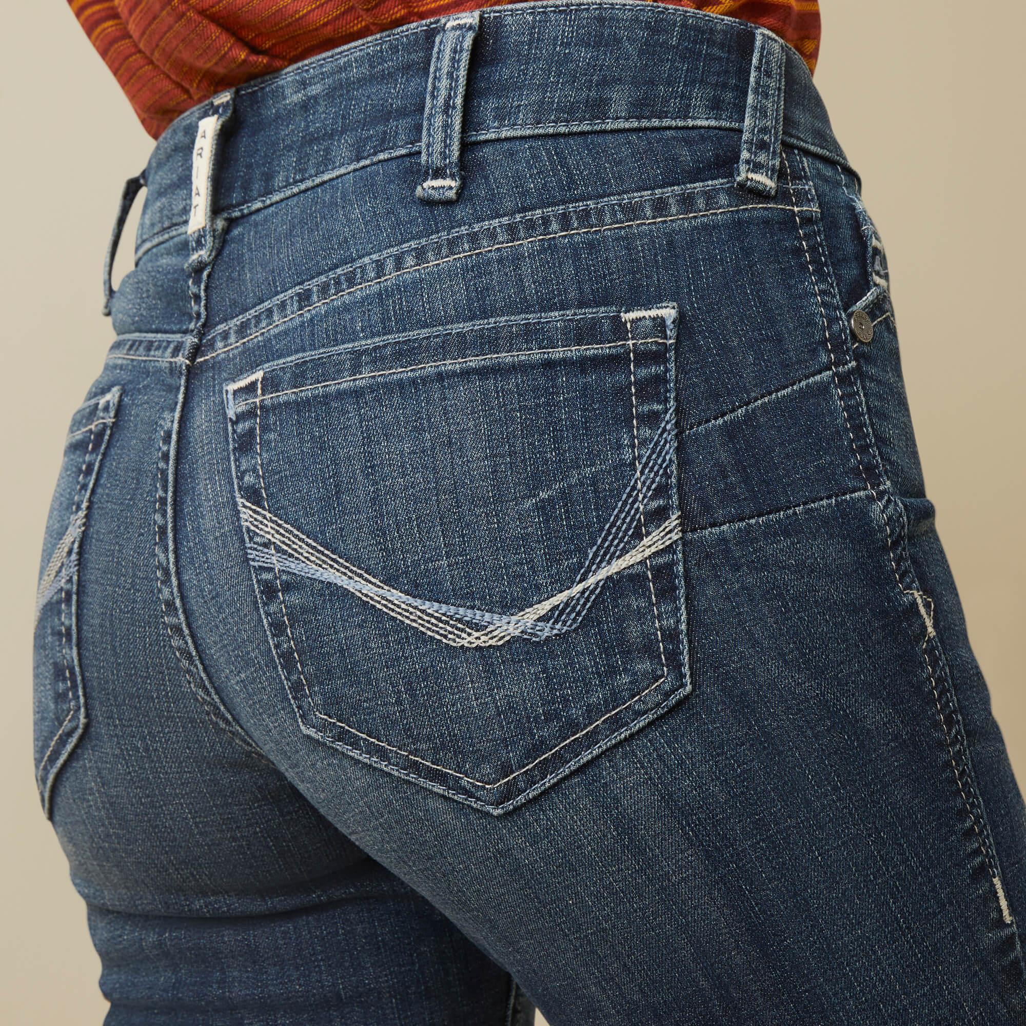 Ariat Women's R.E.A.L Perfect Rise Madyson Straight Leg Jean - CLEARANCE - Image 3