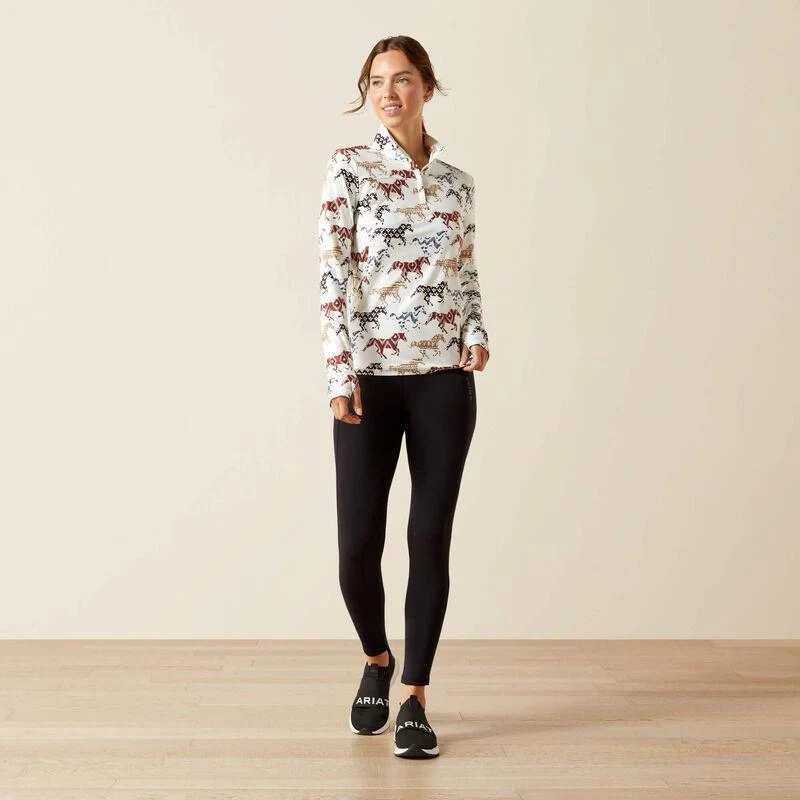 Ariat Women's Lowell 3.0 1/4 Zip Baselayer - Image 3