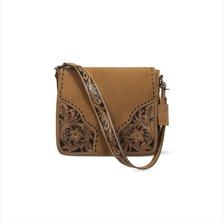 Ariat Women's Sierra Shoulder Roughout Bag