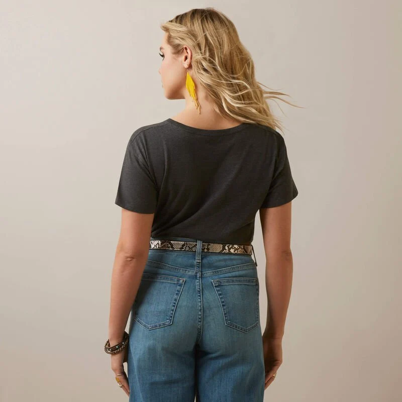 Ariat Women's Sunflower Cow T-Shirt - Image 4