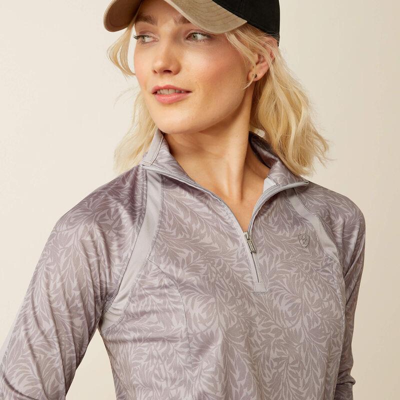 Ariat Women's Sunstopper 3.0 1/4 Zip Baselayer - Image 2