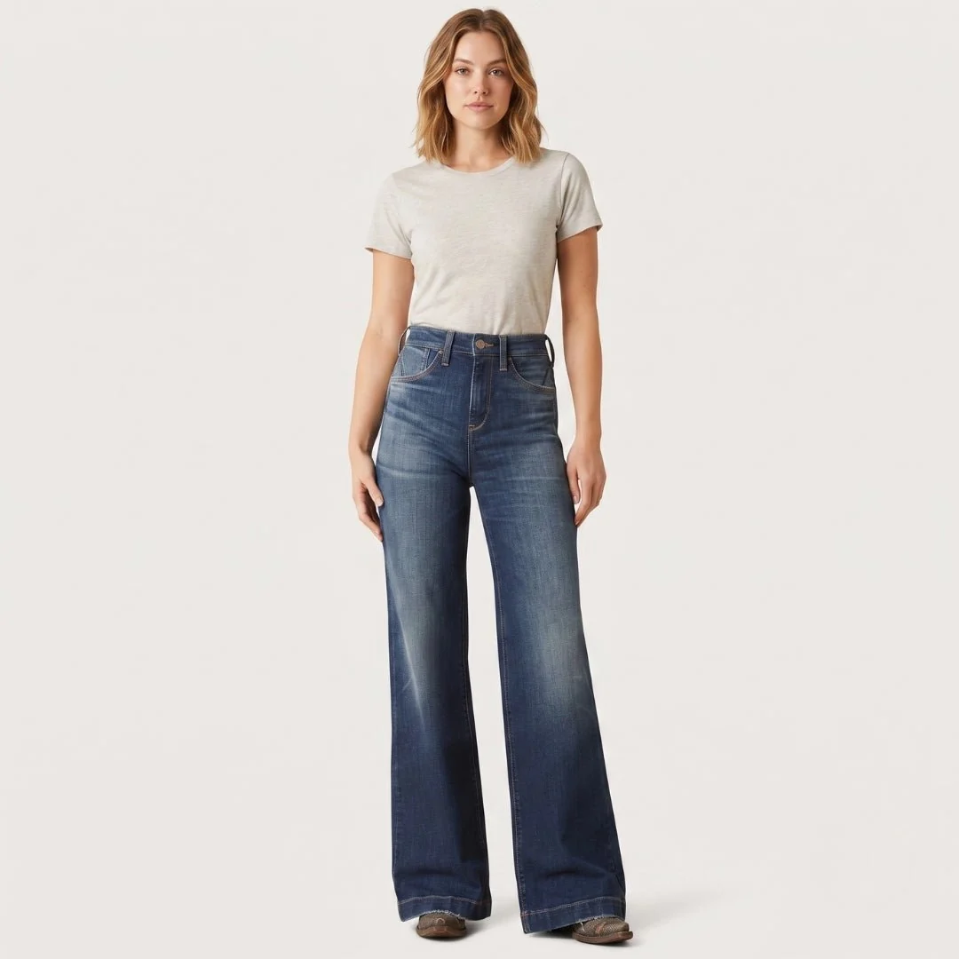 Ariat Penelope Ultra High Rise Wide Leg Jean Women's - Image 4