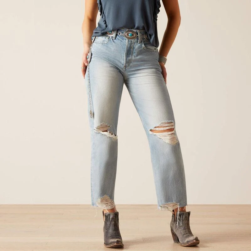 Ariat Women's Ultra High Rise Tomboy Straight Jean - CLEARANCE