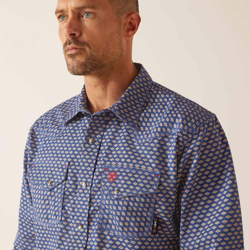 Ariat Work Flame Resistant Men's Marauder Retro Fit Snap Work Shirt - CLEARANCE - Image 3