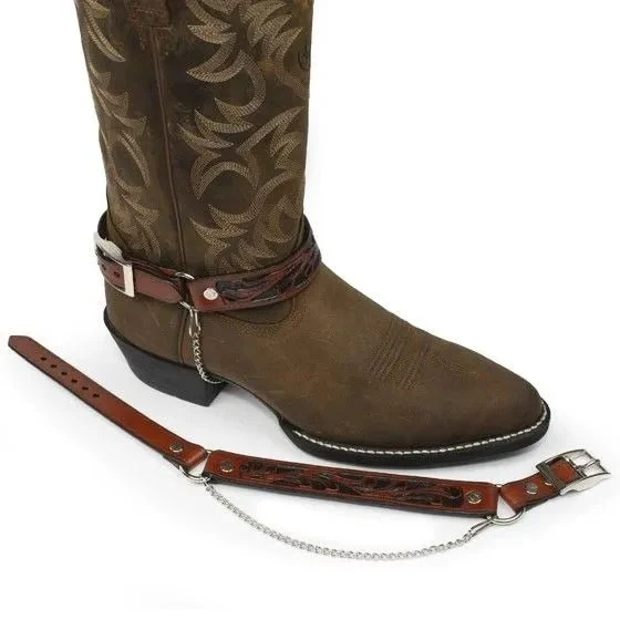 Austin Accents Leather Boot Bracelets With Studs - Image 3