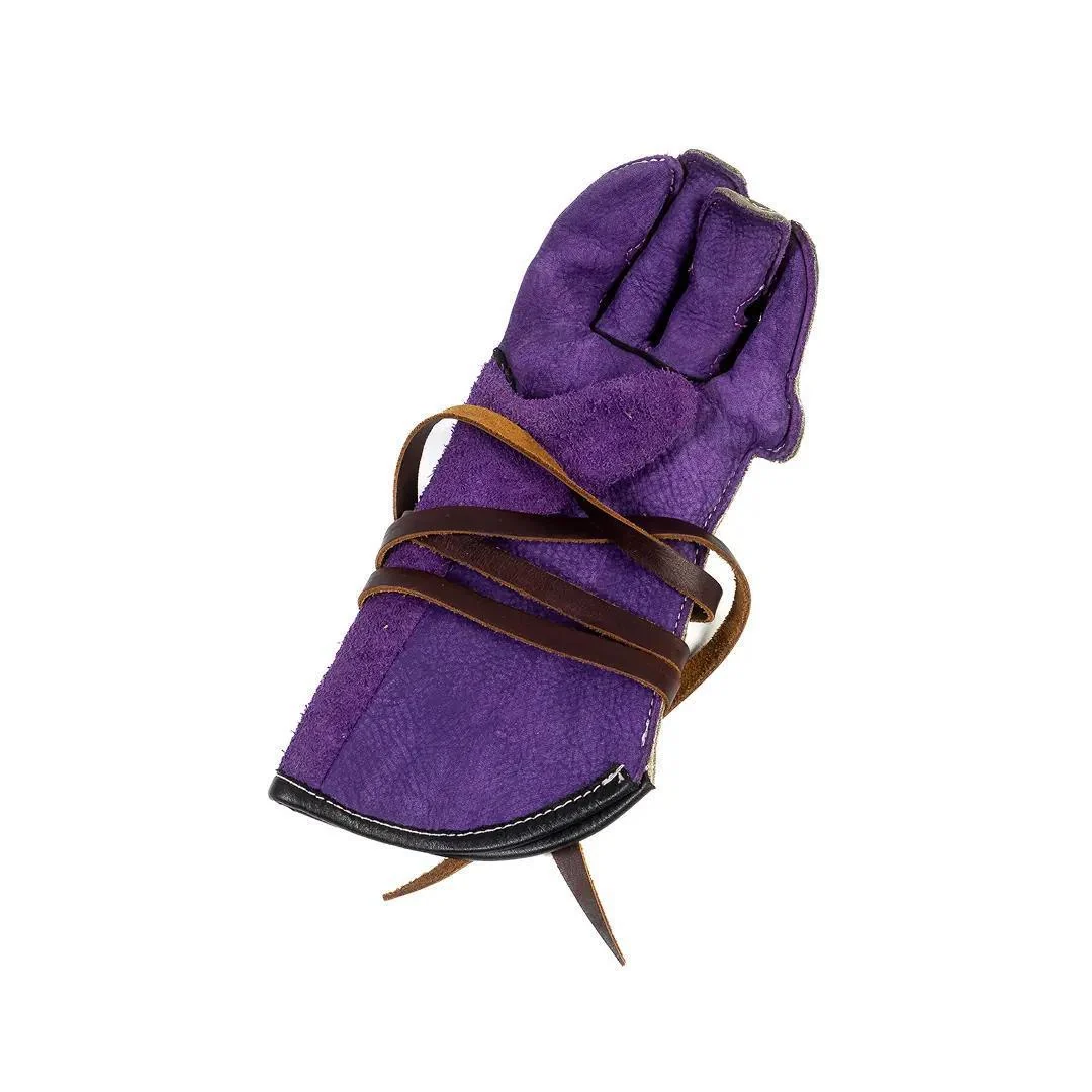 B Bar B Left, right Hand Double Wedge Bareback Riding Glove – Palm Piece Installed - Image 17