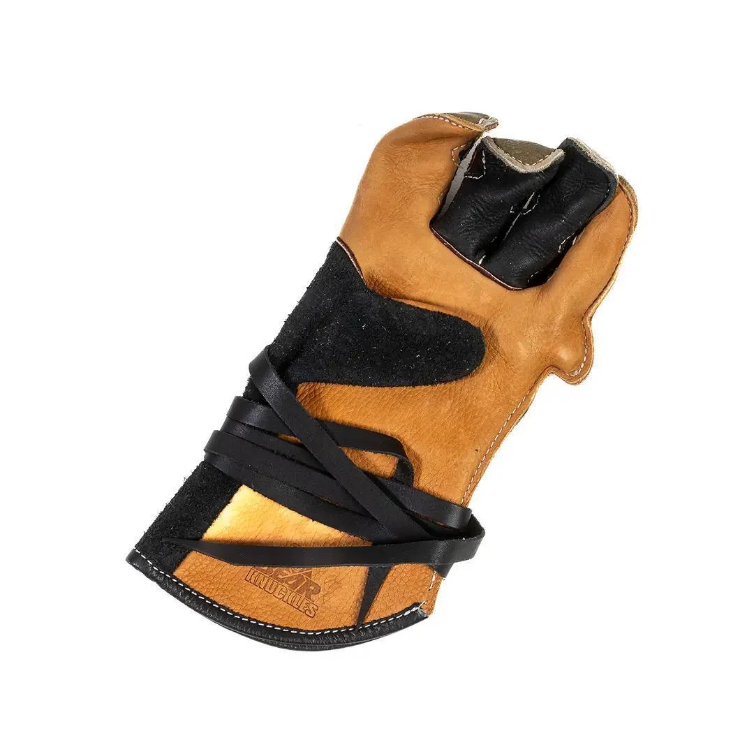 B Bar B Left, right Hand Double Wedge Bareback Riding Glove – Palm Piece Installed - Image 33