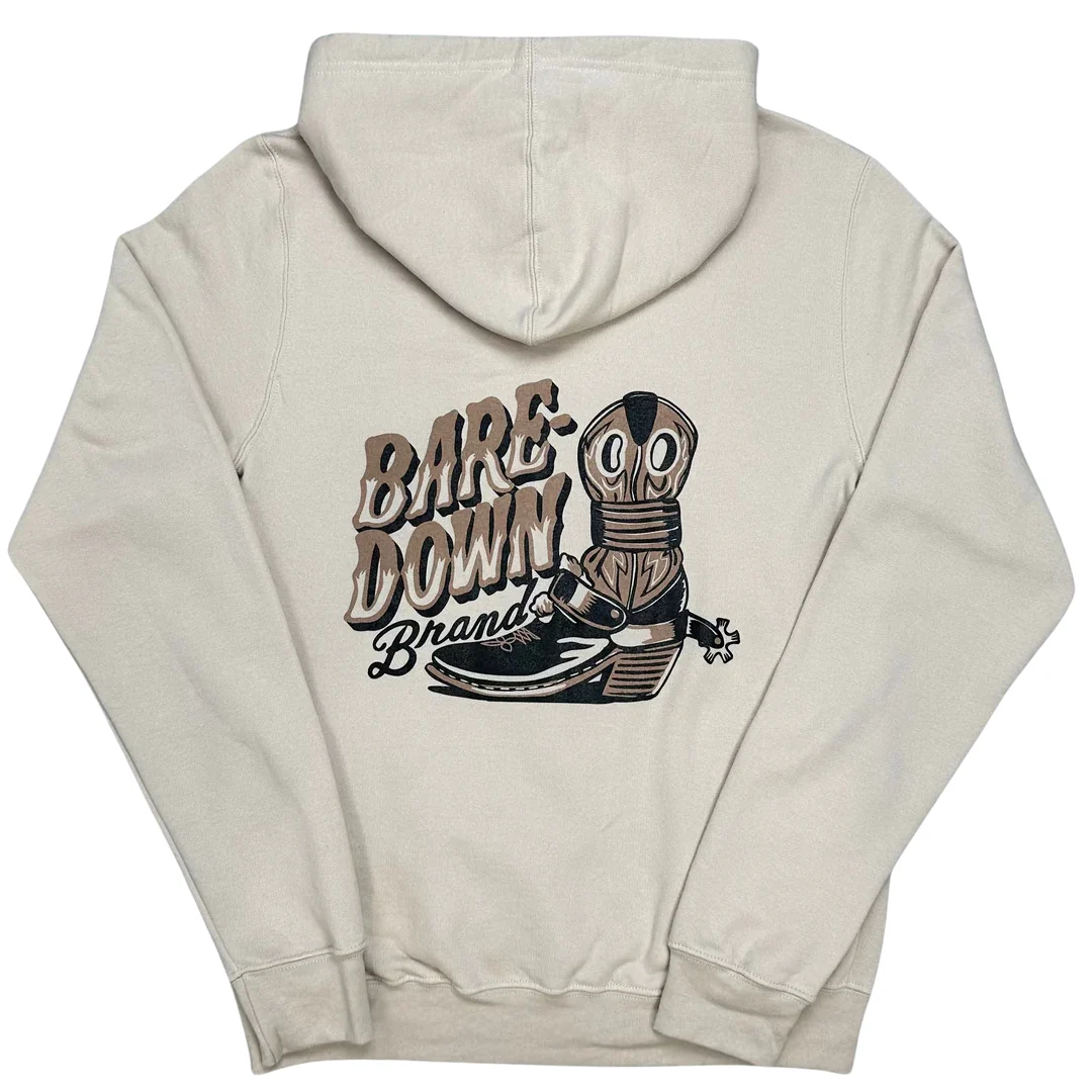Baredown Unisex Strapped Tan Hoodie - Image 2