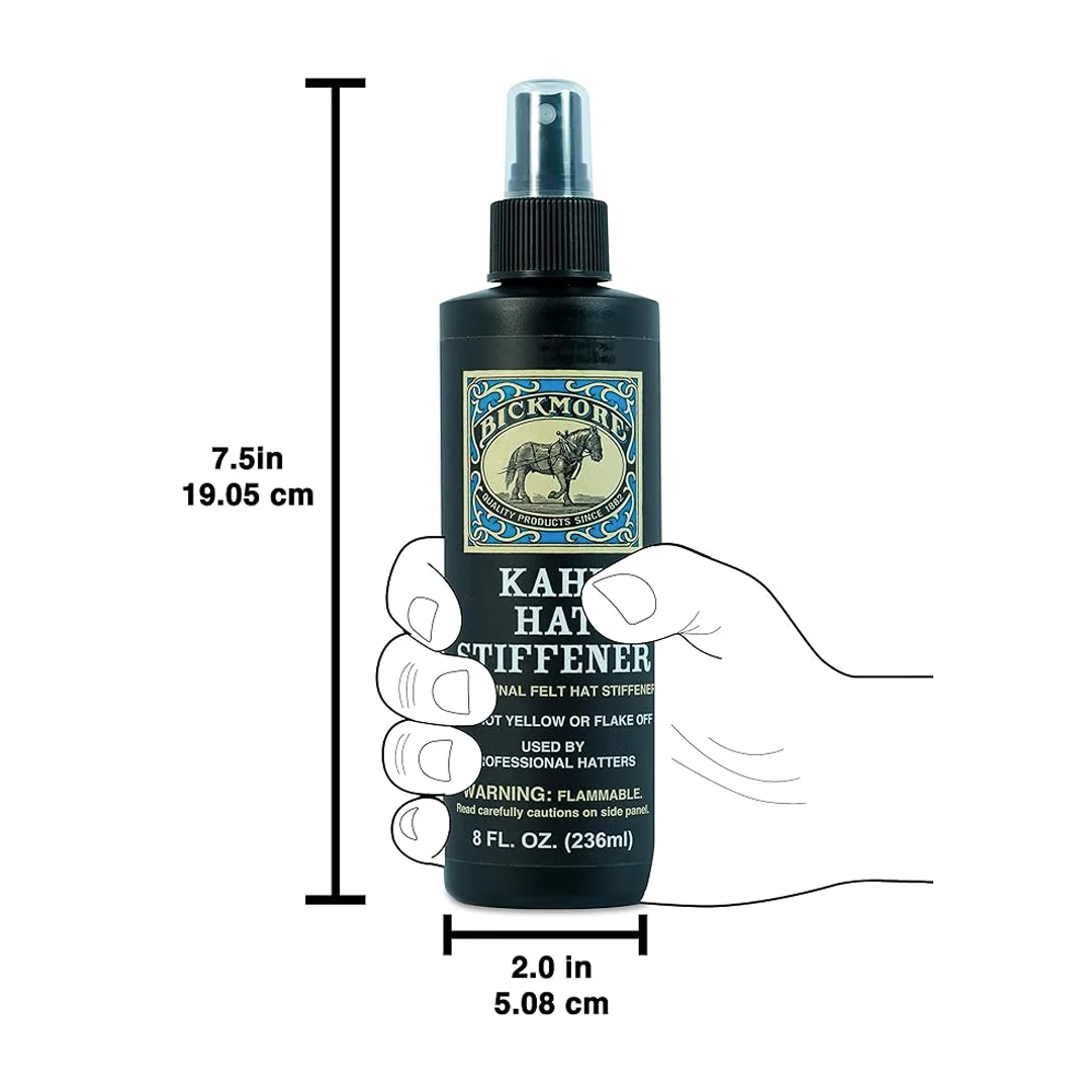 Bickmore Kahl Wool Hat Stiffener Spray Black - Image 3