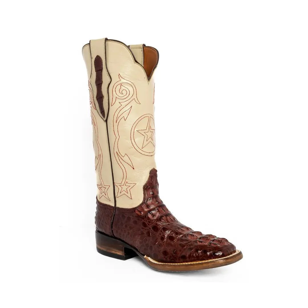 Black Jack Women's Cowgirl Boots 13" Exotic Caiman Hornback - Image 2
