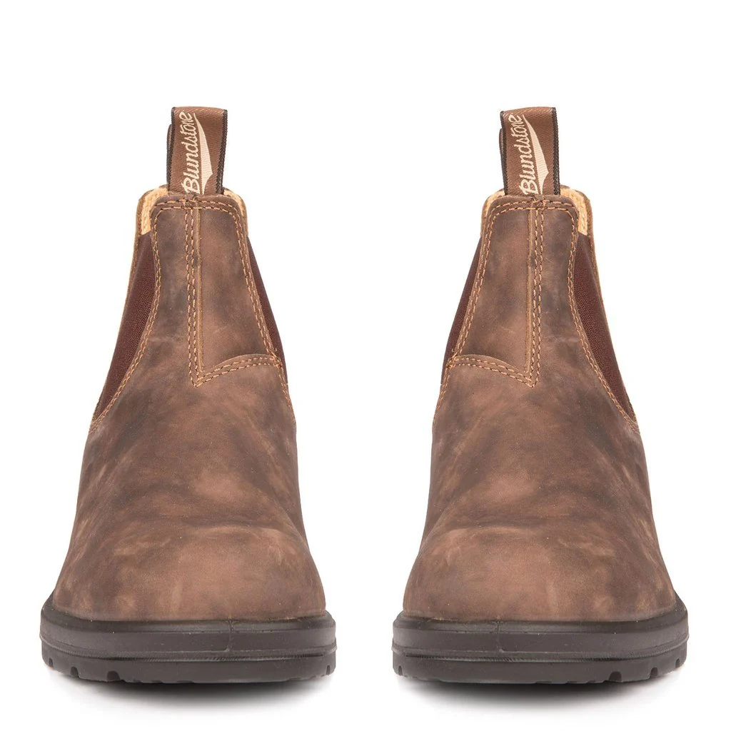 Blundstone Unisex Chelsea Casual Boots 585 Rustic Brown - Image 3